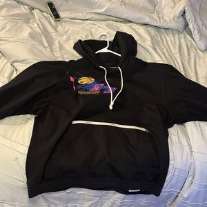 Nike basketball dri fit Black Hoodie with Gold Design xxl